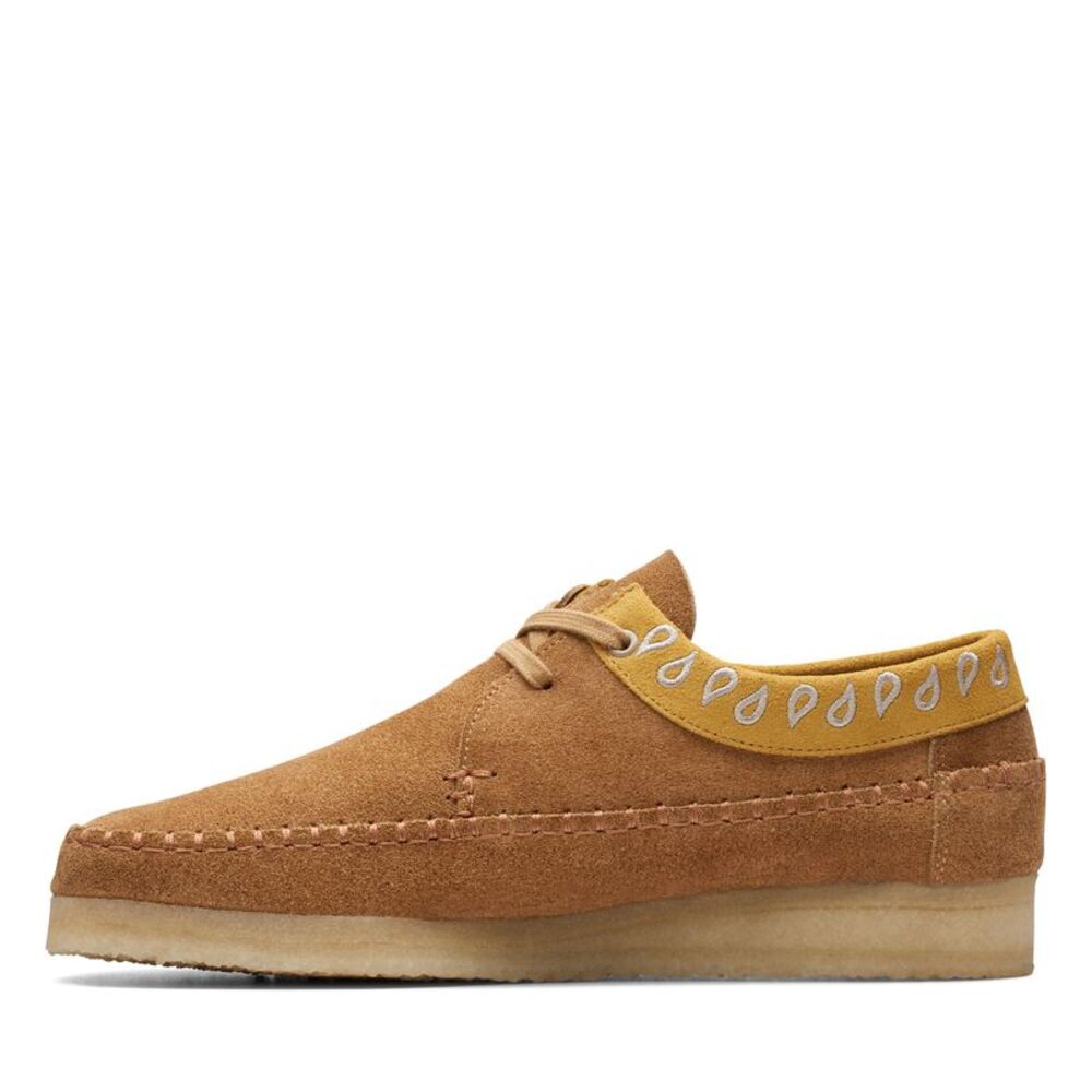 Clarks Mens Weaver Brown Shoes (NWT) - Picture 5 of 6